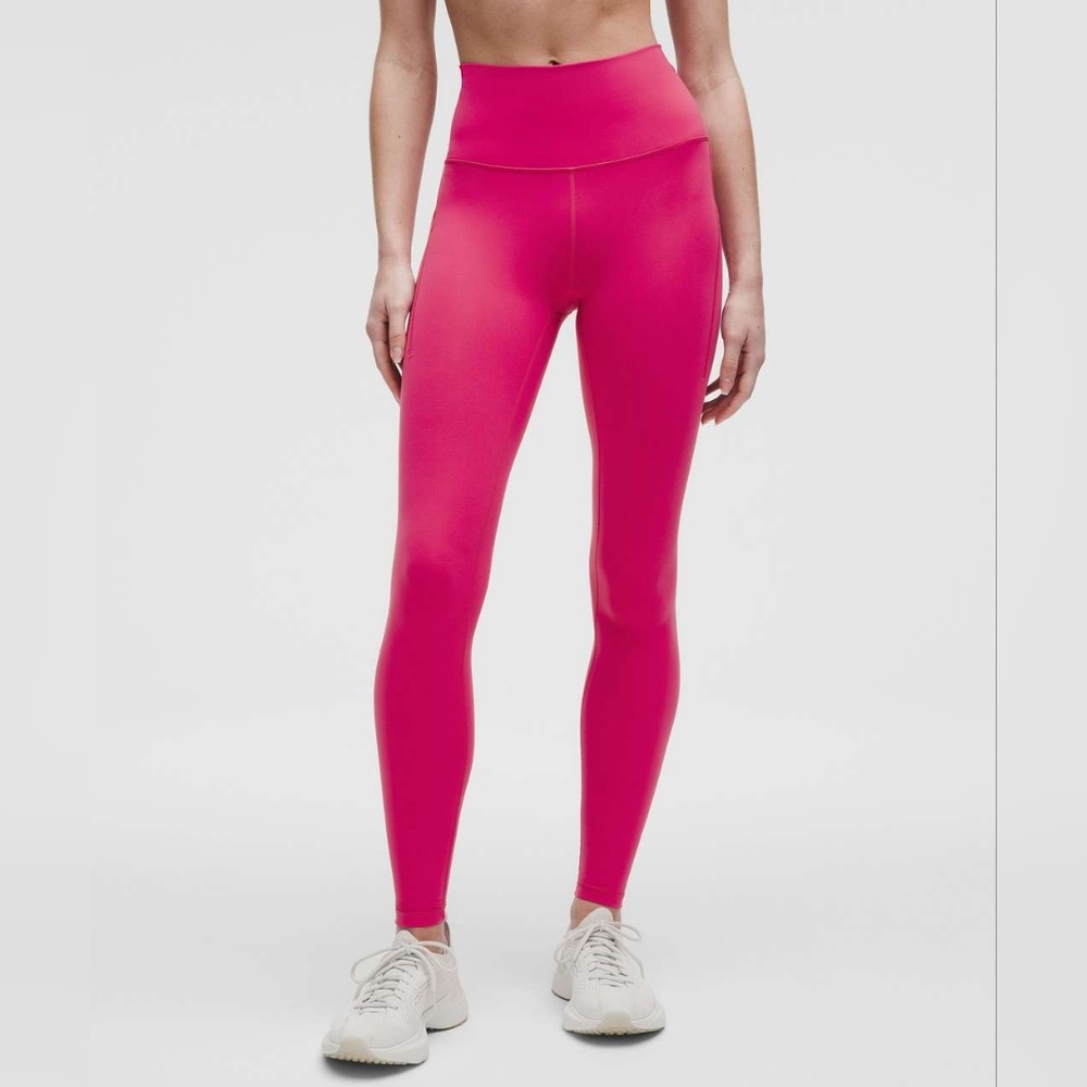 Lululemon Size 6 Wundertrain Leggings With Pockets EUC